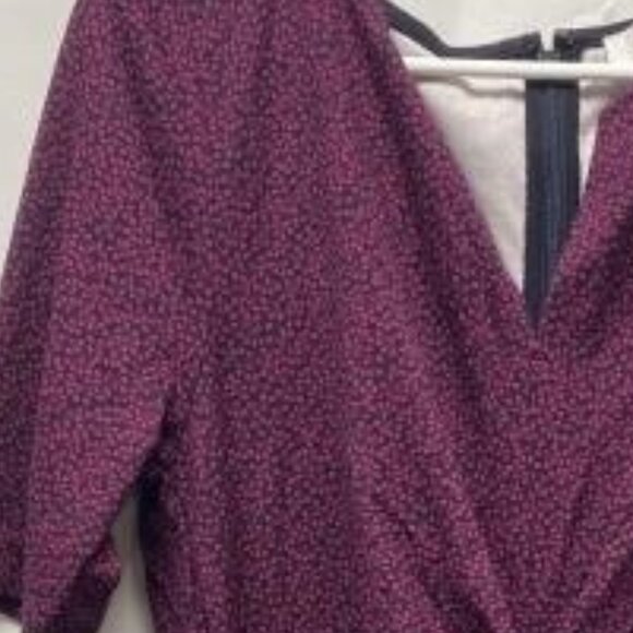 NEW Lark & Ro Mini Dress Purple sz 14 - Picture 2 of 2